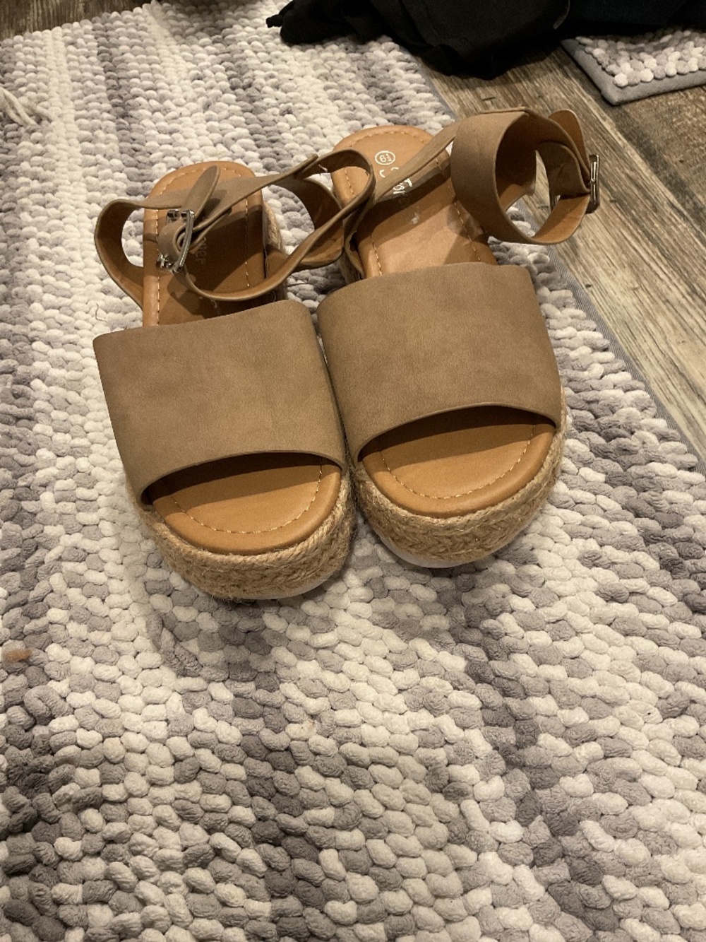 Raised sandals